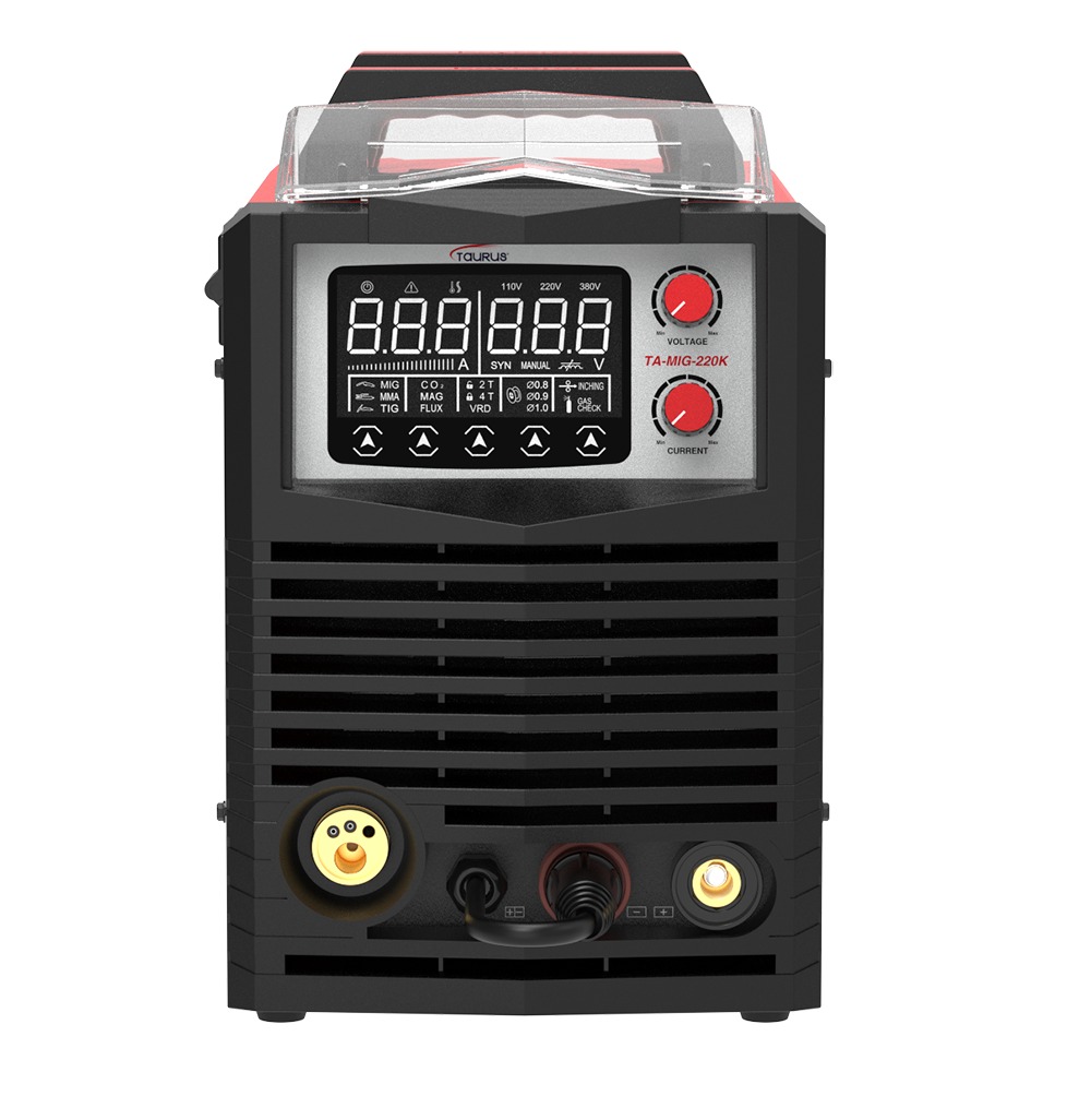 TAURUS MIG-220K MIG/MMA COMPACT WELDING MACHINE - 220A - 220V + BZ15 TORCH - Image 2