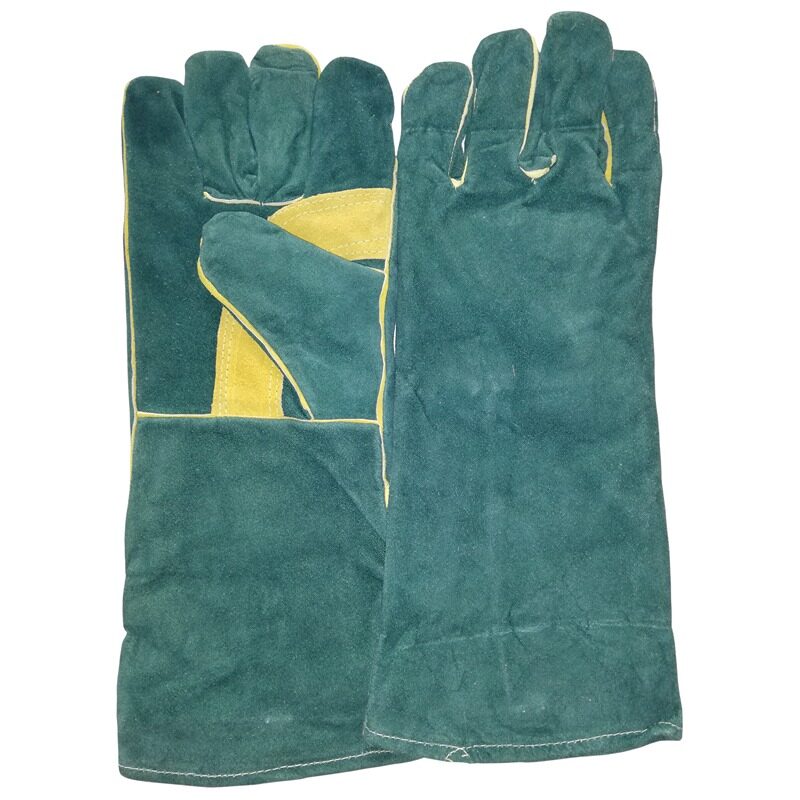 TAURUS GREEN LEATHER GLOVES-200MM (BW0052)