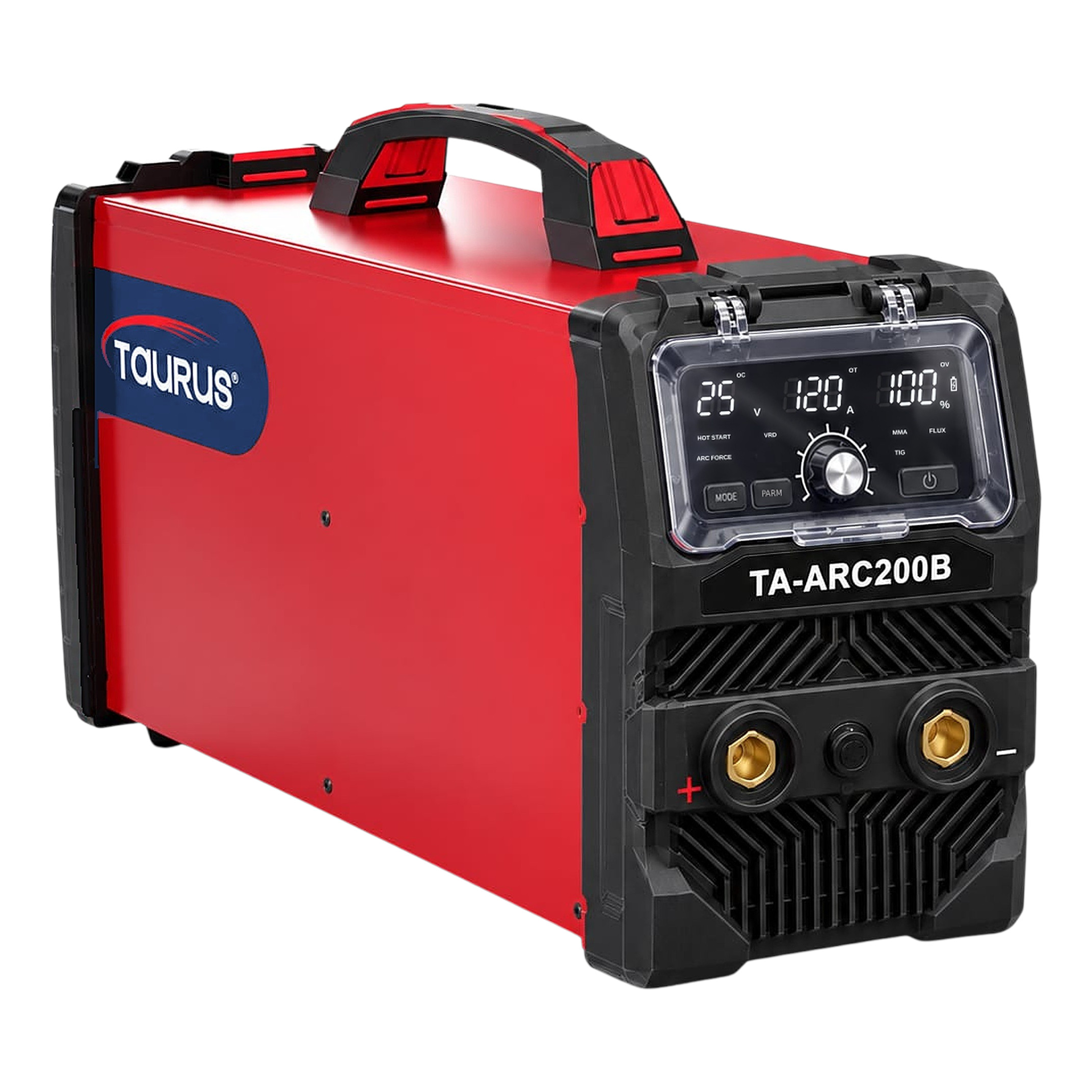 TAURUS 200A DUAL-POWER BATTERY WELDING MACHINE - MMA/LIFT TIG/GASLESS SG MIG
