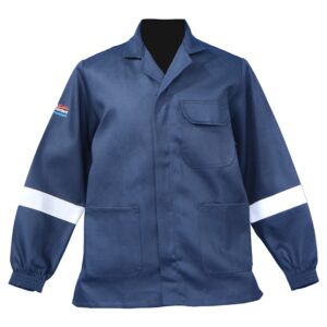 D59 FLAME / ACID RETARDANT NAVY BLUE JACKET - SIZE 38