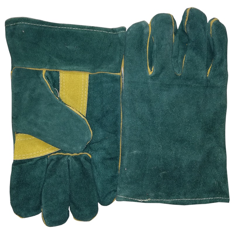 TAURUS GREEN LEATHER GLOVES-50MM (BW0043)